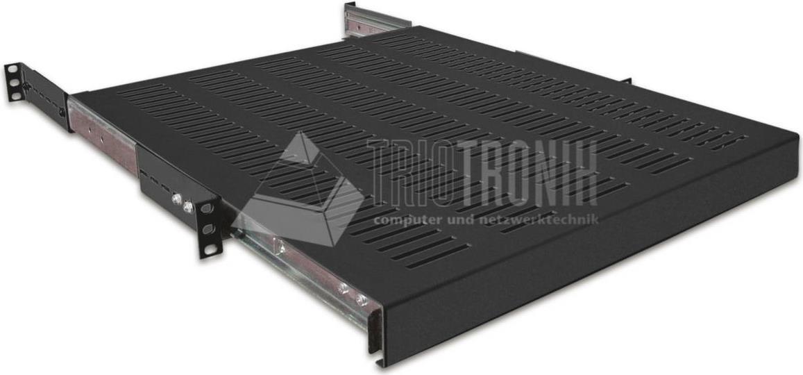 Wirewin 48,30cm (19") 1HE ausziehbarer Fachboden, bis max. 35kg, schwarz 48,30cm (19") 1HE ausziehbarer Fa (SHELF PO 800 BL)