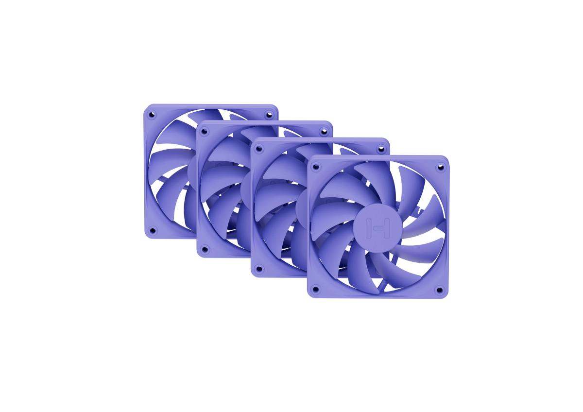 HYTE FA12 Gehäuselüfter 120 mm 4er Pack Taro-Milch