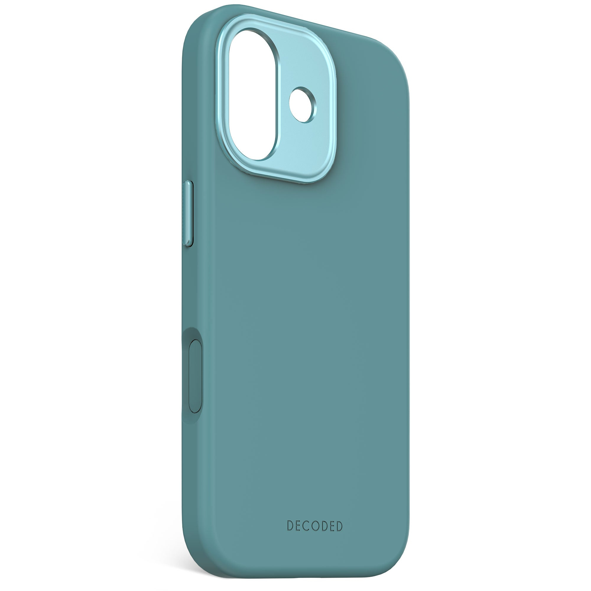 Decoded AntiMicrobial Silicone Backcover für iPhone 17 6,3" Retro Blue