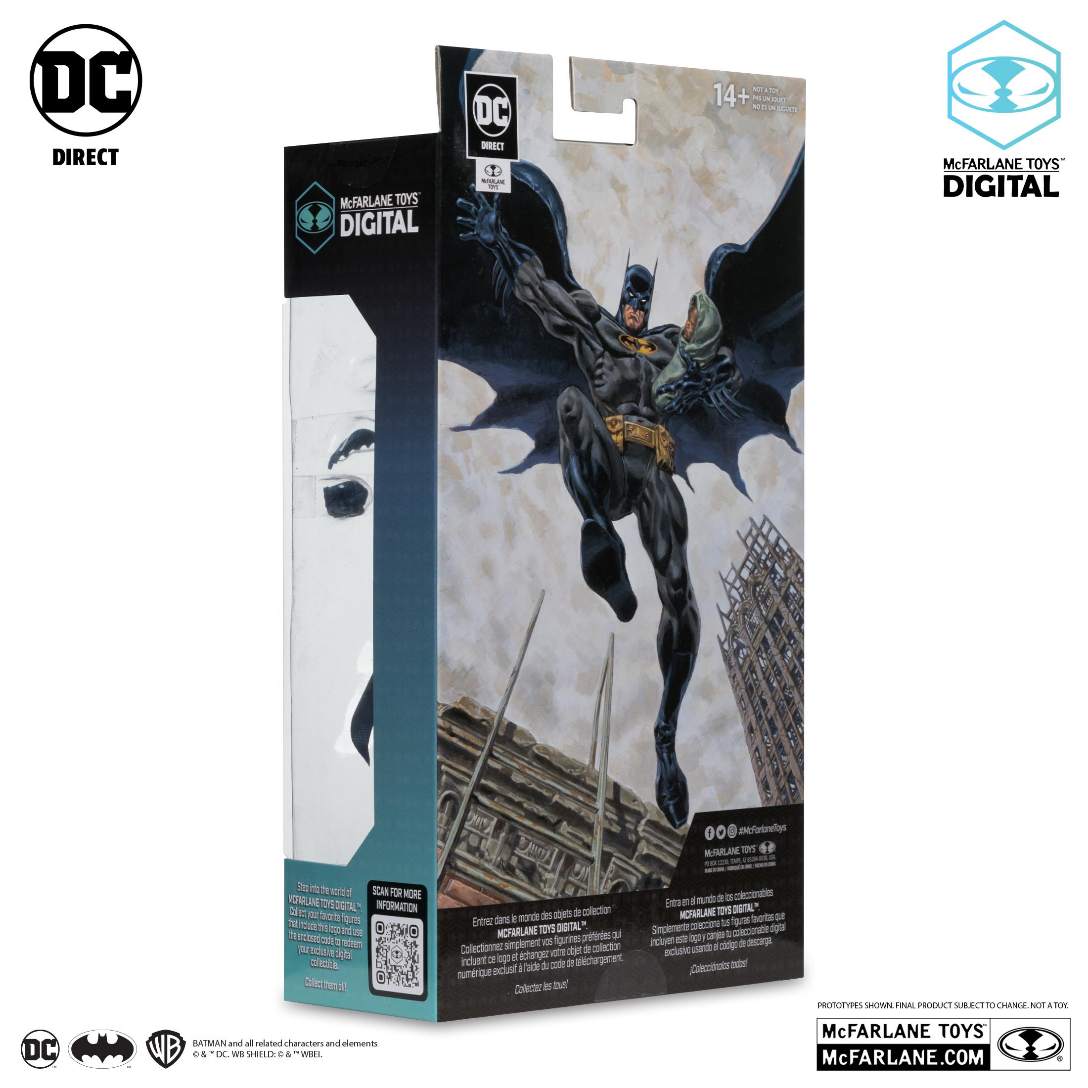 McFarlane Toys DC Direct Batman Actionfigur 7" Schwarz
