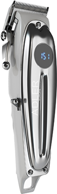 Adler Profi-Haarschneidemaschine AD 2831, kabellos oder kabelgebunden, Anzahl Längenstufen 6, Silber (AD2831)