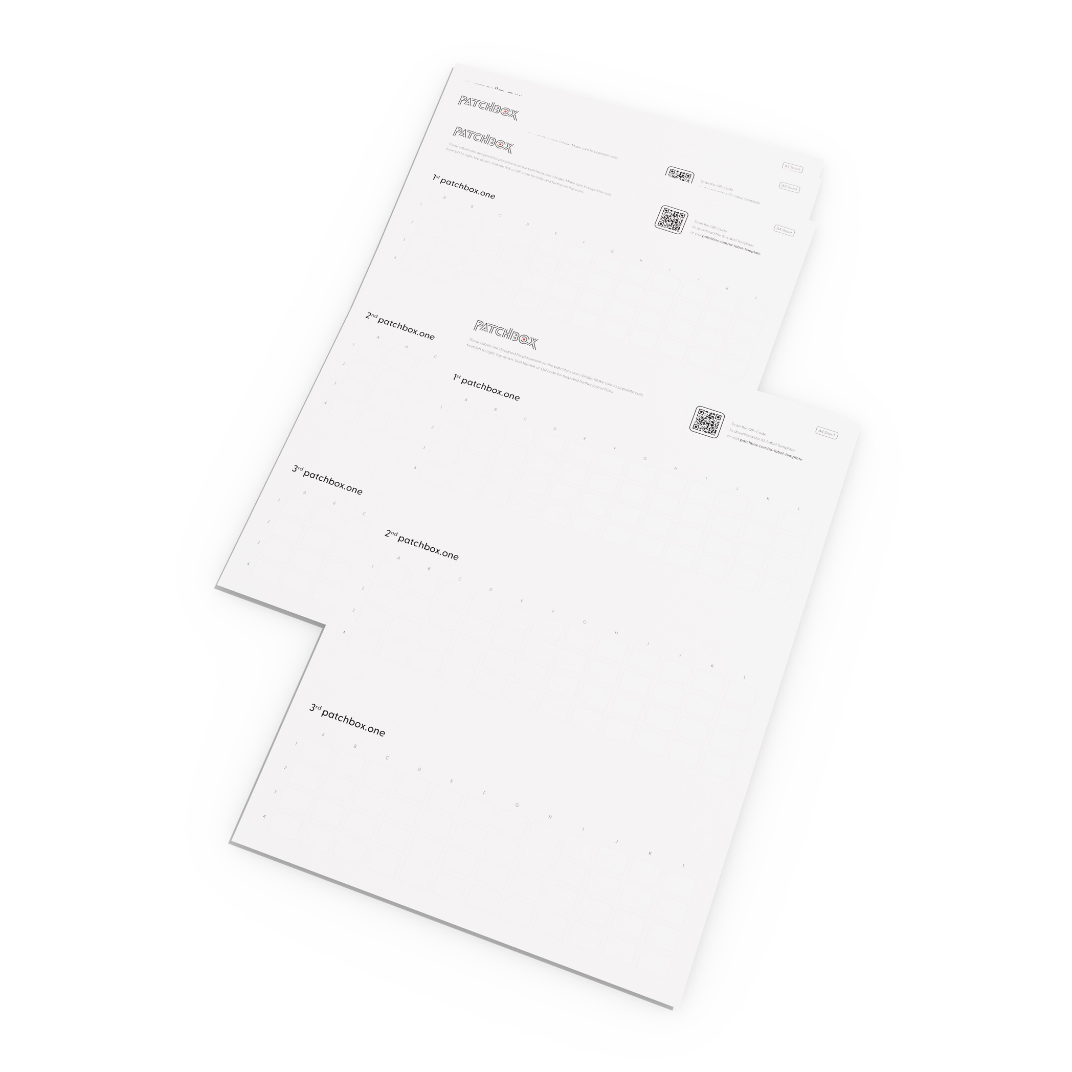 PATCHBOX .one PONEIDLABEL Kabel-Kennzeichnungsetiketten