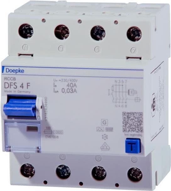 Doepke Schaltgeräte GmbH FI-Schalter DFS4 063-4/0,03-F (09144820)