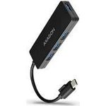Axagon HUE-G1C Schnittstellen-Hub USB 3.0 (3.1 Gen 1) Type-C 5000 Mbit/s Schwarz (HUE-G1C)