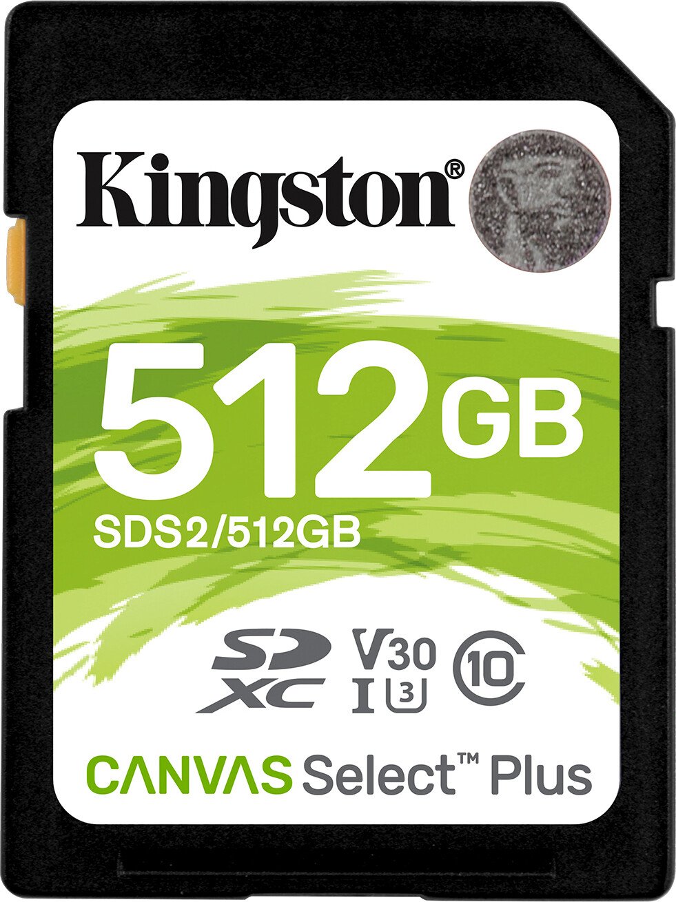 Kingston Technology Canvas Select Plus Speicherkarte 512 GB SDXC Klasse 10 UHS-I (SDS2/512GB)