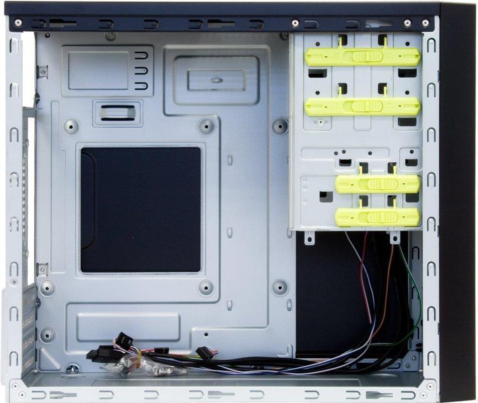 Chieftec Elox Series HT-01B Mini Tower Computergehäuse Micro ATX ohne Netzteil Schwarz
