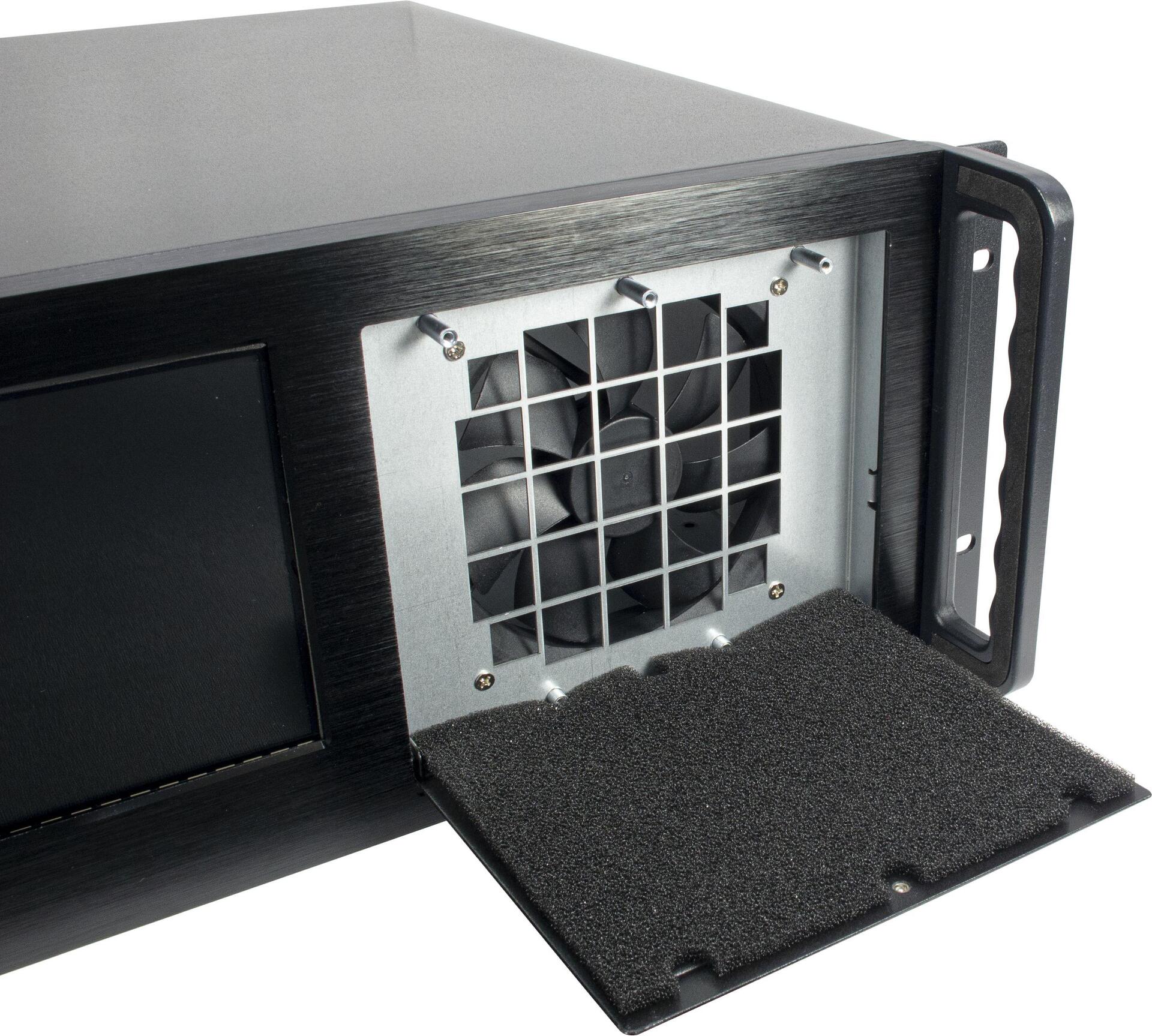 Inter-Tech IPC 4U-4460TFT 4U Rack-Gehäuse E-ATX Schwarz