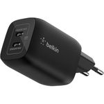 Belkin Gaming Dual USB-C Ladegerät , 65 Watt, GaN, schwarz (ENA007KQBK)