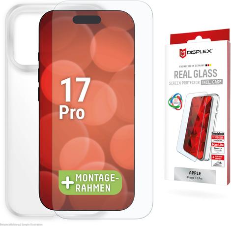 E.V.I DISPLEX REAL GLASS + CASE IPHONE 17 PRO (02166)