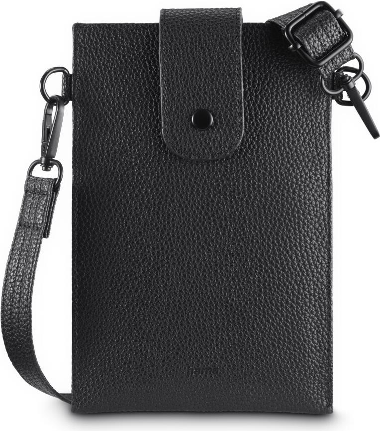 Hama Cross-Body-Tasche, universal, Handytasche zum Umhängen,17,5 x 11cm, Schwarz (00137099)