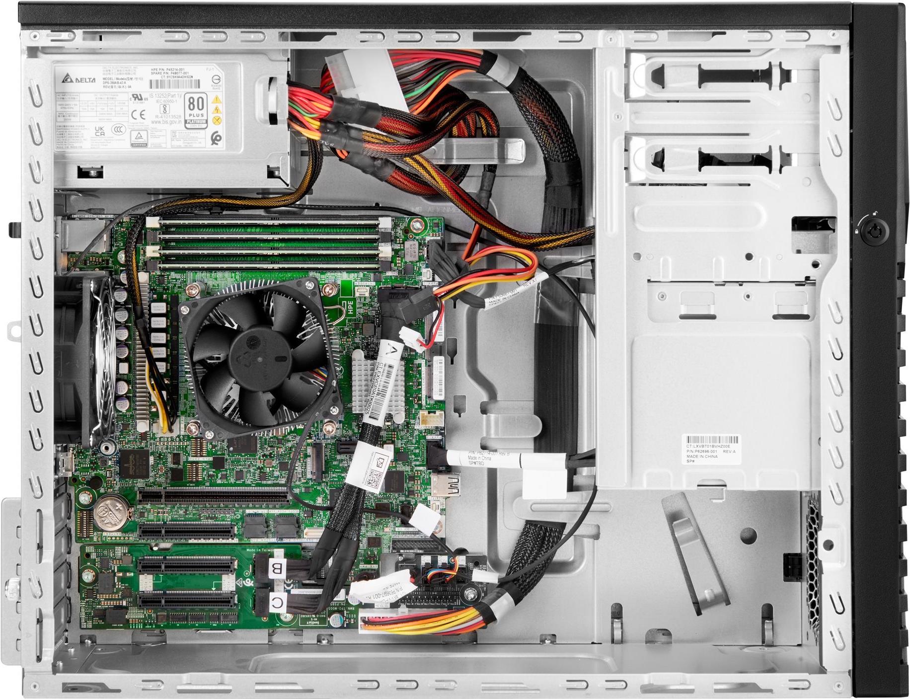 HPE ProLiant ML30 Gen11 - Tower Server - Intel Xeon E-2434 3.4 GHz - 32 GB RAM 1.92 TB SSD - Schwarz