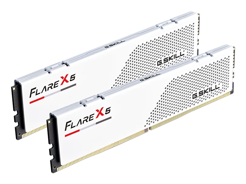 G.Skill Flare X5 32 GB RAM 2x 16 GB DDR5-6000 CL28 DIMM Low Profile Weiß