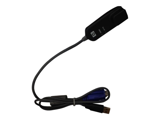 HPE KVM Console USB Interface Adapter VGA Schwarz