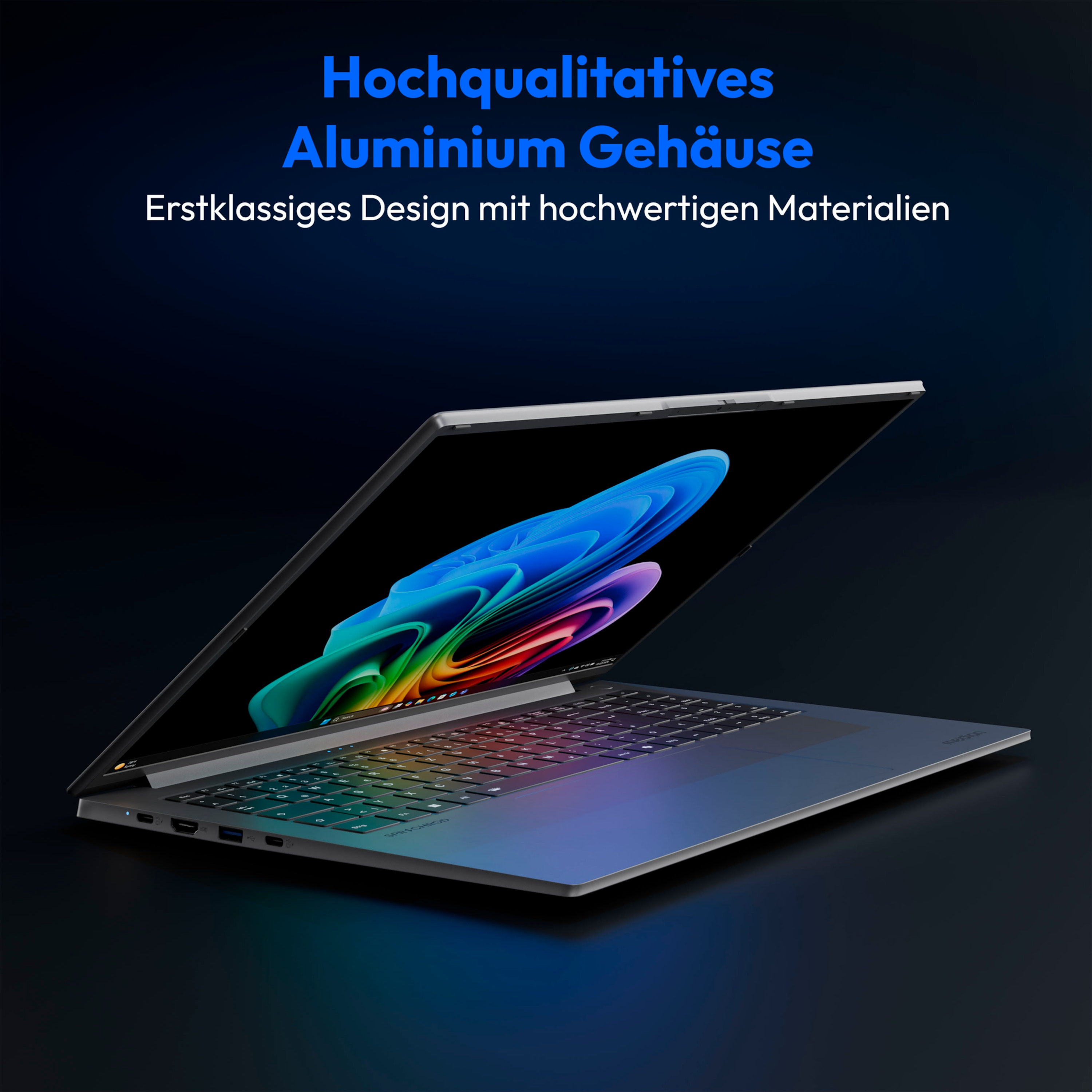 Medion SPRCHRGD 16 S1 OLED 16" Intel Core Ultra 7 258V 32 GB RAM 1 TB SSD Grau