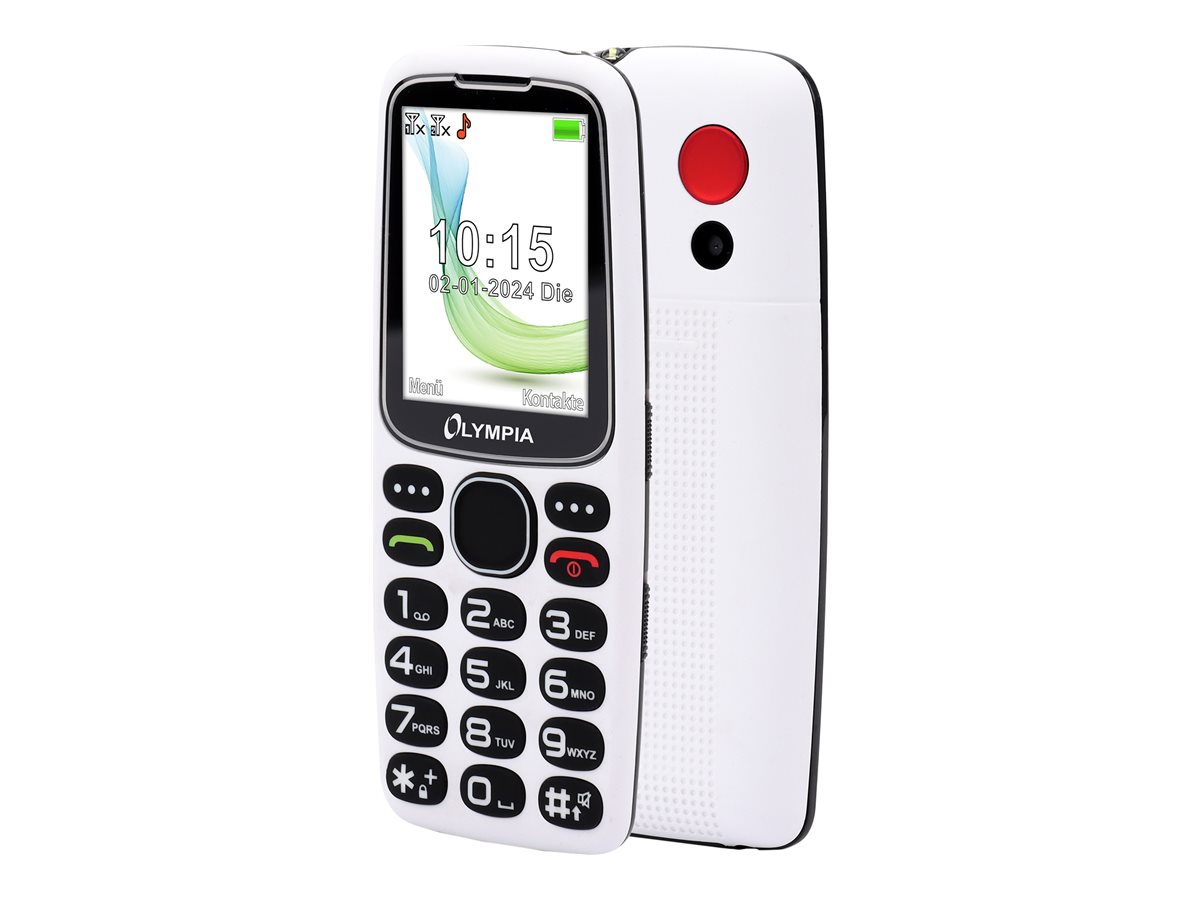 Olympia STAR Feature Phone 2,4" Dual-SIM Weiß