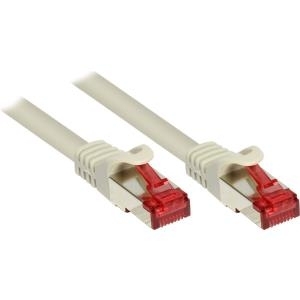 RNS® Patchkabel mit Rastnasenschutz, Cat. 6, S/FTP, PiMF, PVC, 250MHz, grau, 30m, Good Connections (8060-300)