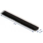Delock Bürstenstreifen selbstklebend 10 mm - Länge 5 m schwarz (66894)