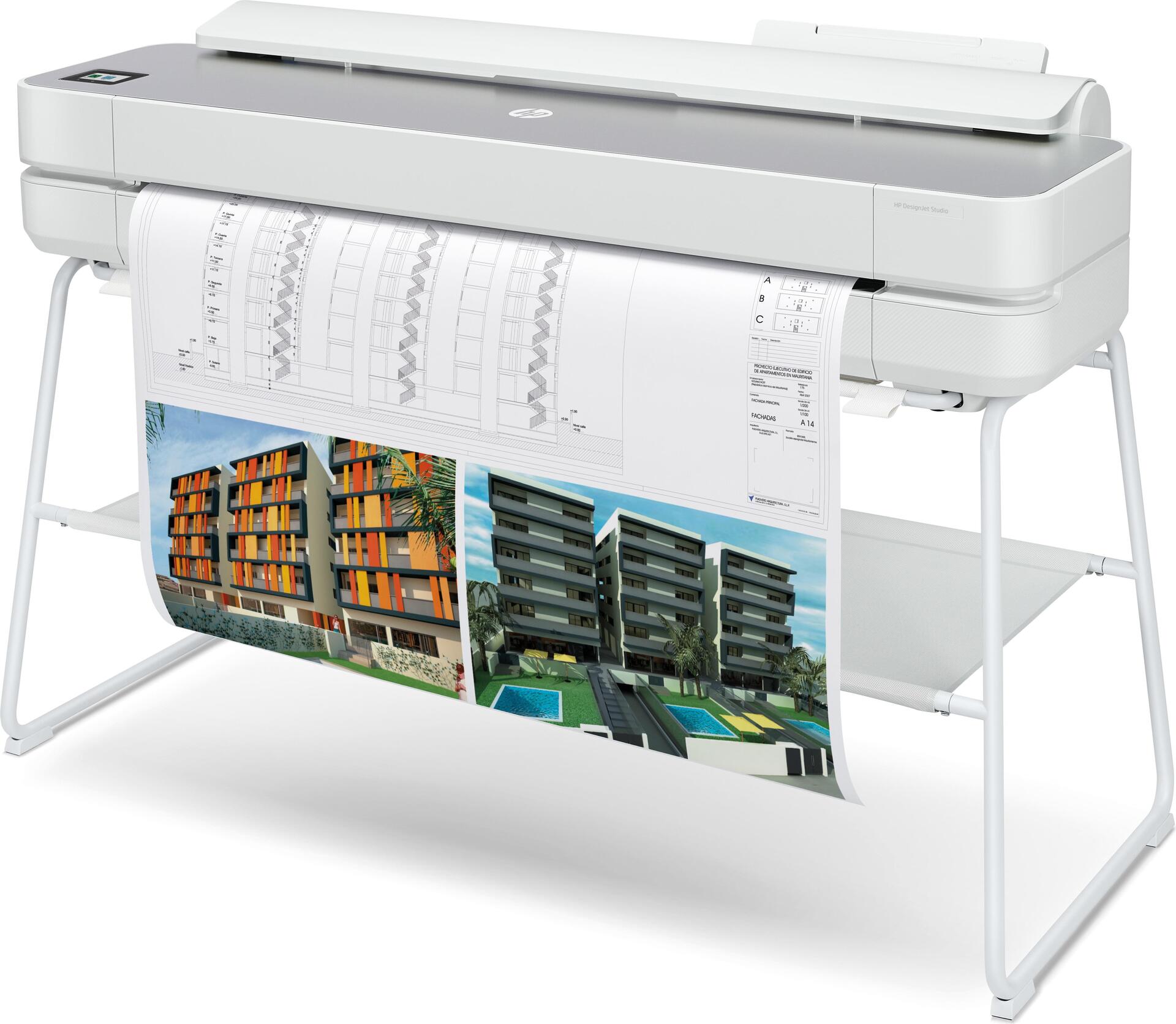 HP DesignJet Studio Steel 91,40cm (36") Printer Großformatdrucker (5HB14C#B19)