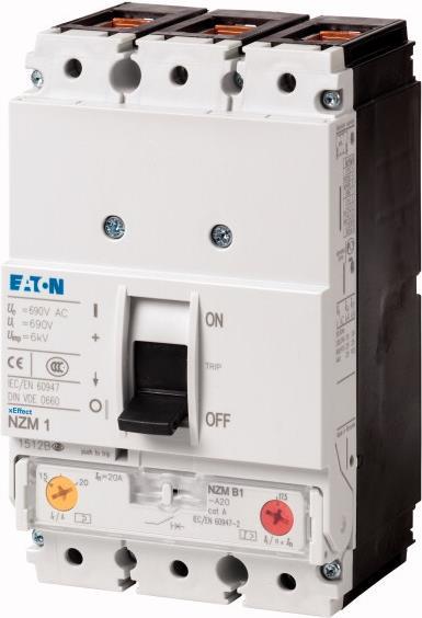 Eaton Electric GmbH Leistungsschalter 3p Anlagen/Kabelschu NZMB1-A12 (259080)