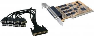 EXSYS GmbH 8S Seriell RS-232 PCI Karte (FTDI Chipset) (EX-41088)