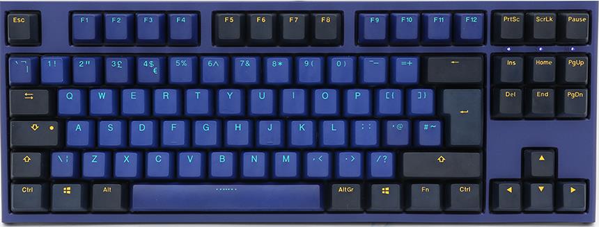 DUCKYCHANNEL ONE 2 TKL Horizon PBT Gaming Tastatur, MX-Black - Blau