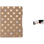 herlitz Notizheft my.book flex Pure Glam, A5 abgerundete Ecken, Verschluss- und Haltegummi in gold, - 1 Stück (50021758)