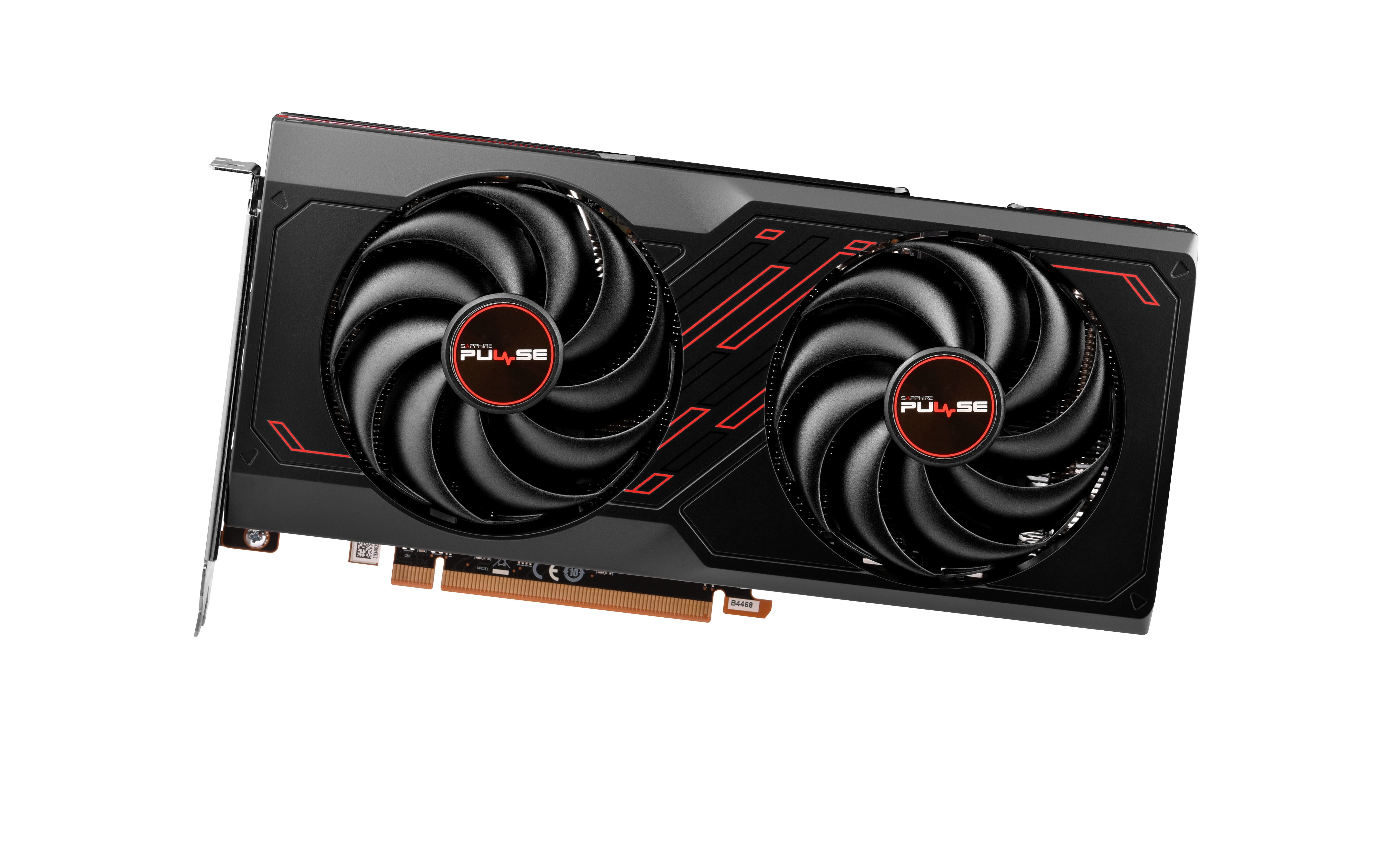 Sapphire Pulse Radeon RX 7600 Grafikkarte 8 GB GDDR6 PCIe 4.0 HDMI DisplayPort Schwarz