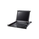 ATEN CL1000M KVM-Konsole, 43cm LCD, VGA, PS/2, Tastaturlayout D (CL1000M)