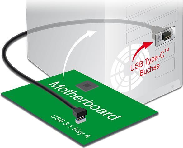 DeLOCK USB-Kabel intern auf extern (85326)