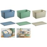 NHG Aufbewahrungsbox AKITA STORAGE L, PP, blau Lieferung erfolgt ohne Deckel (optional erhältlich), - 1 Stück (60850800)