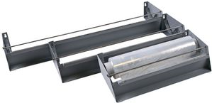 HYGOSTAR Folienspender mit Säge, für 450 mm Folien aus Edelstahl, für Einzelrollen, mit präziser Abreißkante, - 1 Stück (88821)