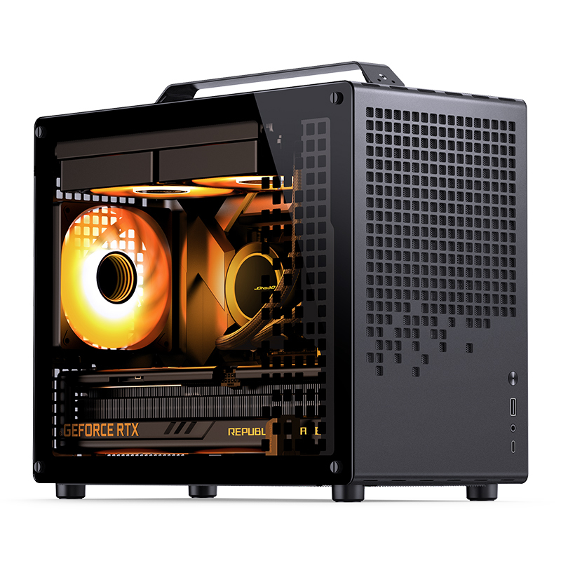 Jonsbo Z20 Micro-ATX Systemgehäuse Black
