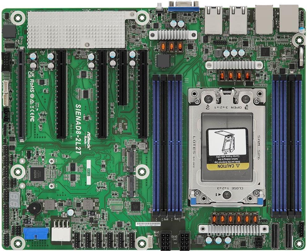 ASRock Mainboard SIENAD8-2L2T ATX Sockel SP6 Single (SIENAD8-2L2T)