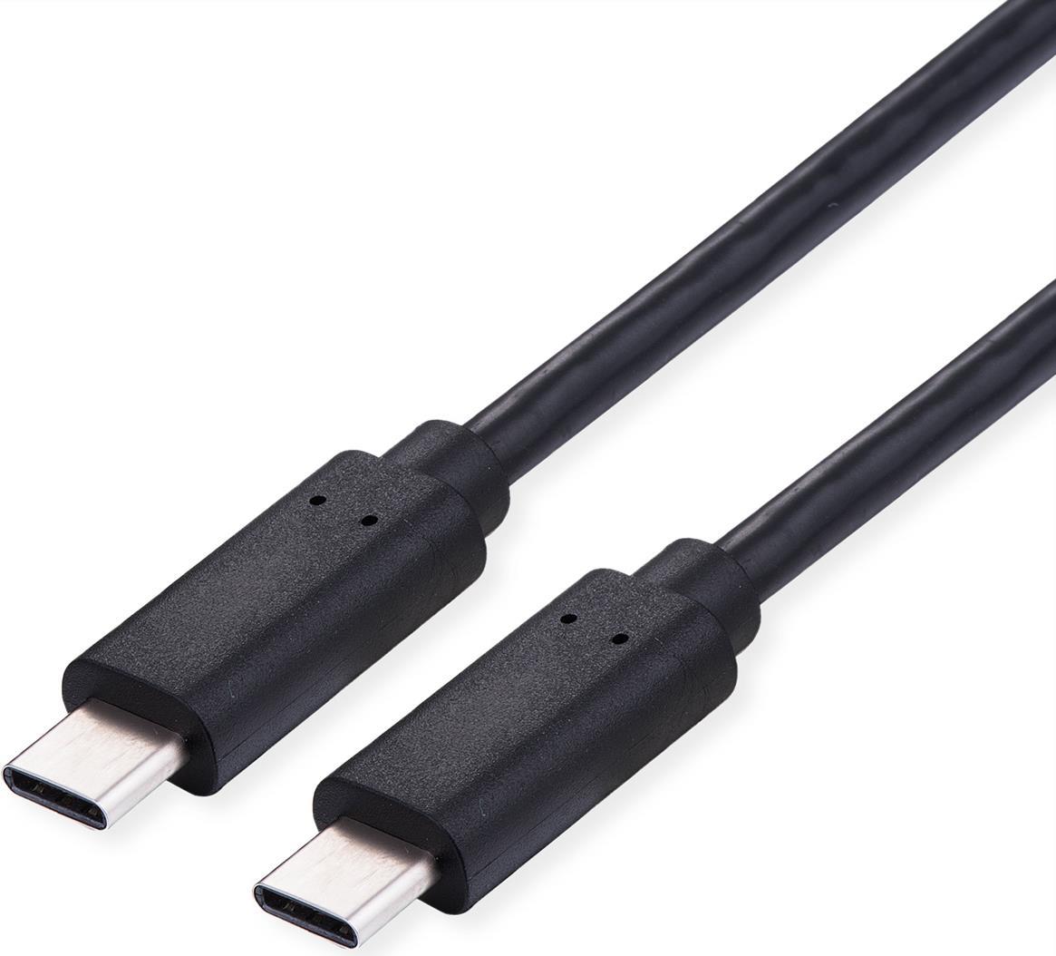 VALUE USB 2.0 Kabel, C-C, ST/ST, 100W, schwarz, 3 m (11.99.8310)