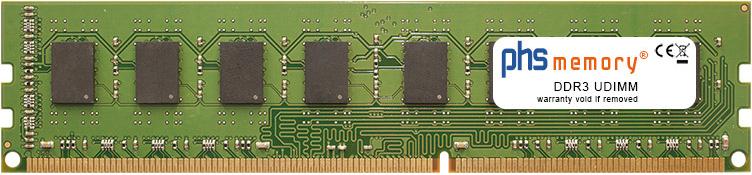 PHS-memory 4GB RAM Speicher basierend auf Micron - MT16JTF51264AZ-1G4 DDR3 UDIMM 1333MHz PC3-10600U 240 Pin DIMM 1,5 Volt (SP263169)