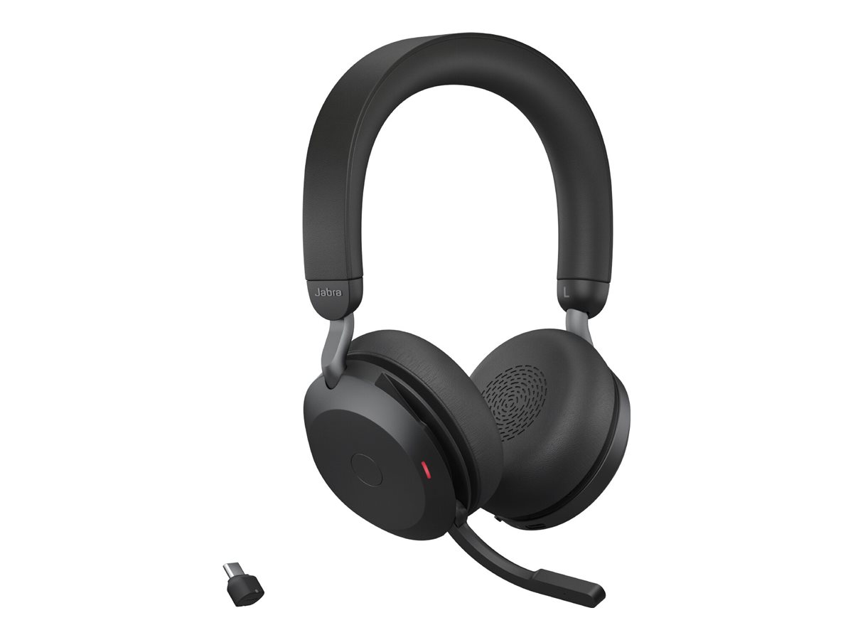 Jabra Evolve2 75 On-Ear Headset USB-C Schwarz