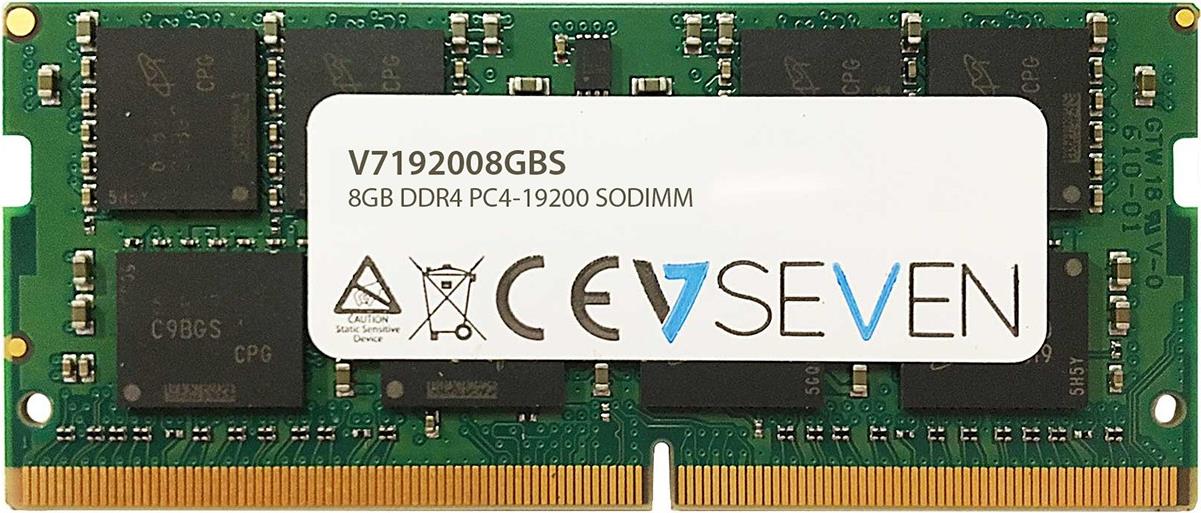 V7 8GB DDR4 2400MHZ CL17 SO DIMM PC4-19200 1.2V (V7192008GBS)