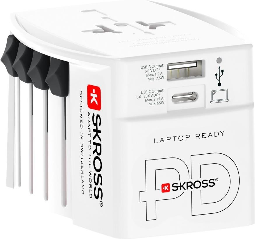 Skross 1302976 Reiseadapter MUV AC65PD (1302976)