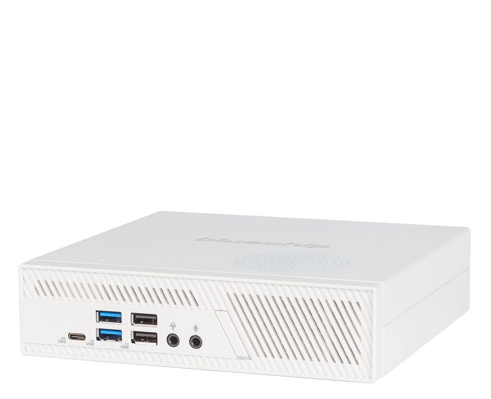 bluechip BUSINESSline S3159 Mini-PC Intel Core i5-14400 8 GB RAM 500 GB SSD Weiß