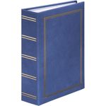Hama London Fotoalbum Blau 100 Blätter 9 x 13 Gehäusebindung (00007168)