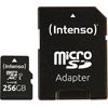 Intenso microSD 256GB UHS-I Perf CL10| Performance - 256 GB - MicroSD - Klasse 10 - UHS-I - Class 1 (U1) - Schockresistent - Temperaturbeständig - Wasserdicht - Röntgensicher (3424492)