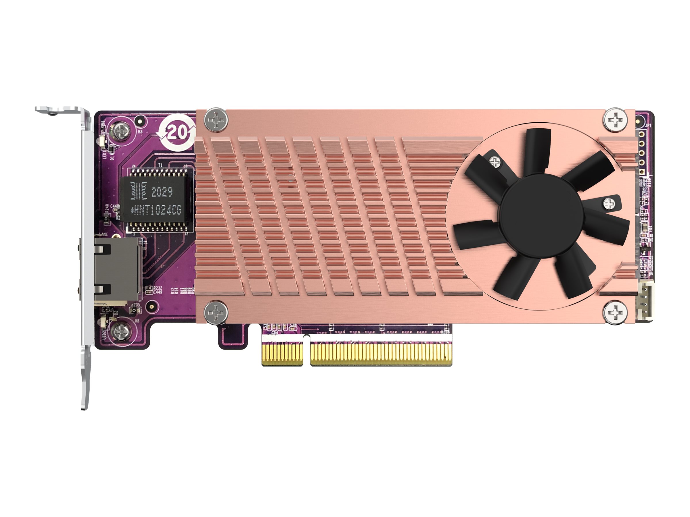 QNAP QM2 QM2-2P10G1TB PCIe 3.0 x8 10GbE Silber