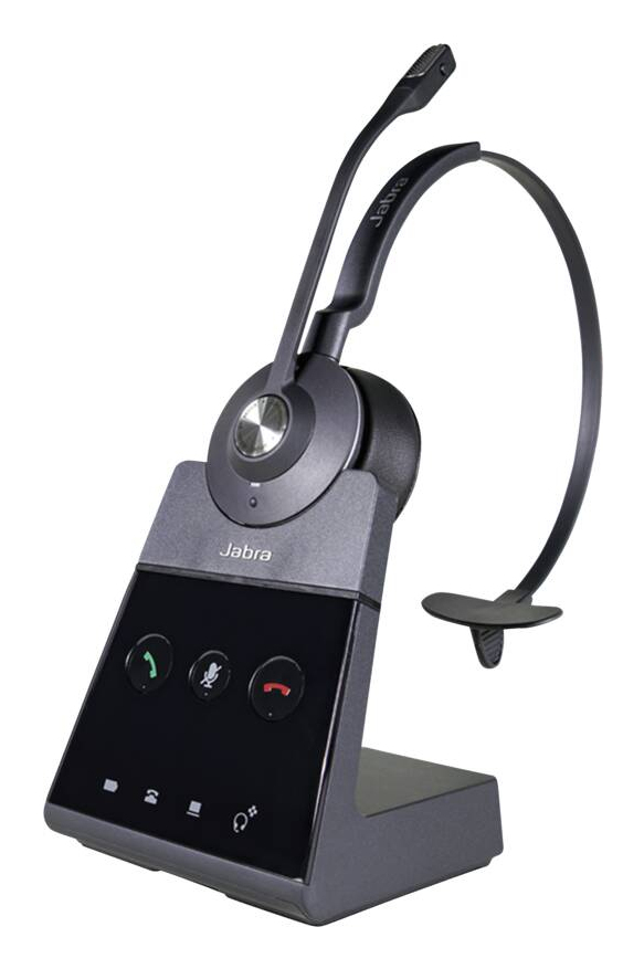 AGFEO Engage 65 Mono Headset Kabellos Monophon Schwarz, Silber