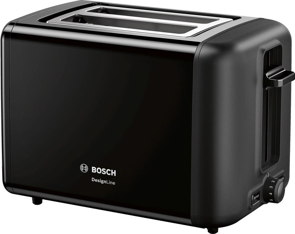 Bosch TAT3P423DE Toaster 2 Scheibe(n) Schwarz 970 W (TAT3P423DE)