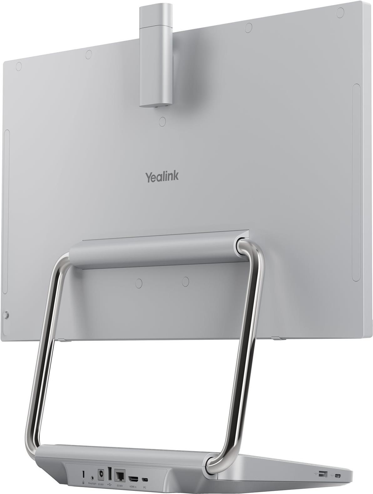 Yealink DeskVision A24 Videokonferenzsystem 23,8" Full HD Microsoft Teams zertifiziert Silber