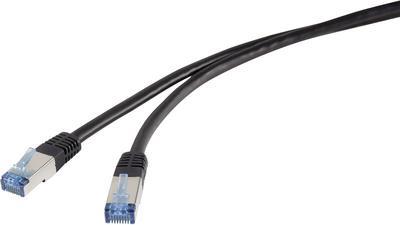 Renkforce RF-4673684 Netzwerkkabel Schwarz 3 m Cat6a S/FTP (S-STP) (RF-4673684)