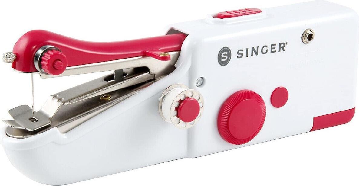 SINGER Stitch Sew Quick Mini Mechanisch Nähmaschine AA Akku Weiß (Singer Mini)