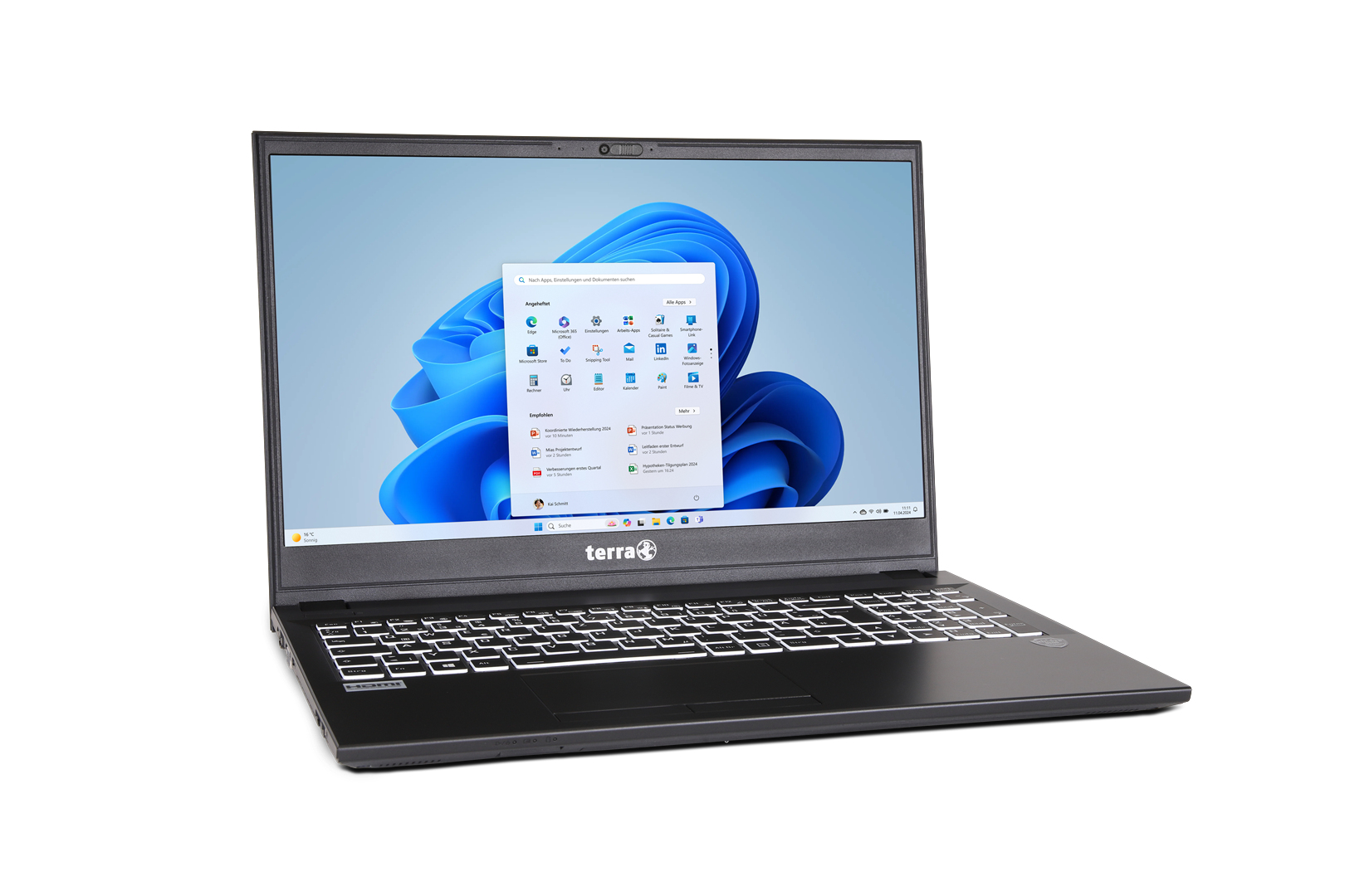 TERRA MOBILE 1516R 15,6" i5-1334U 16 GB RAM 500 GB SSD Schwarz