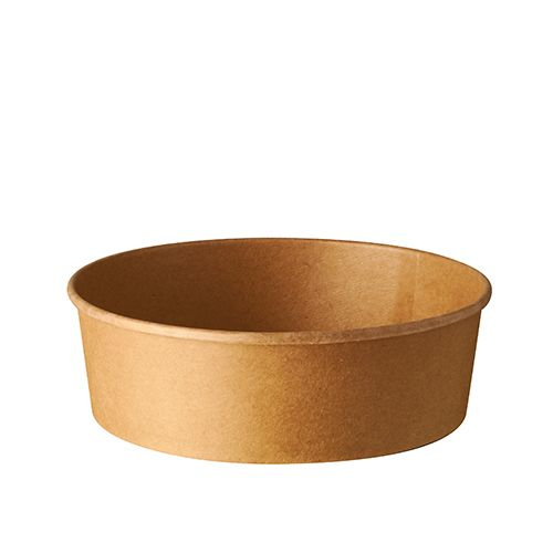 Papstar pure Einwegschale 15 cm 500 ml Karton 50 Stück Braun