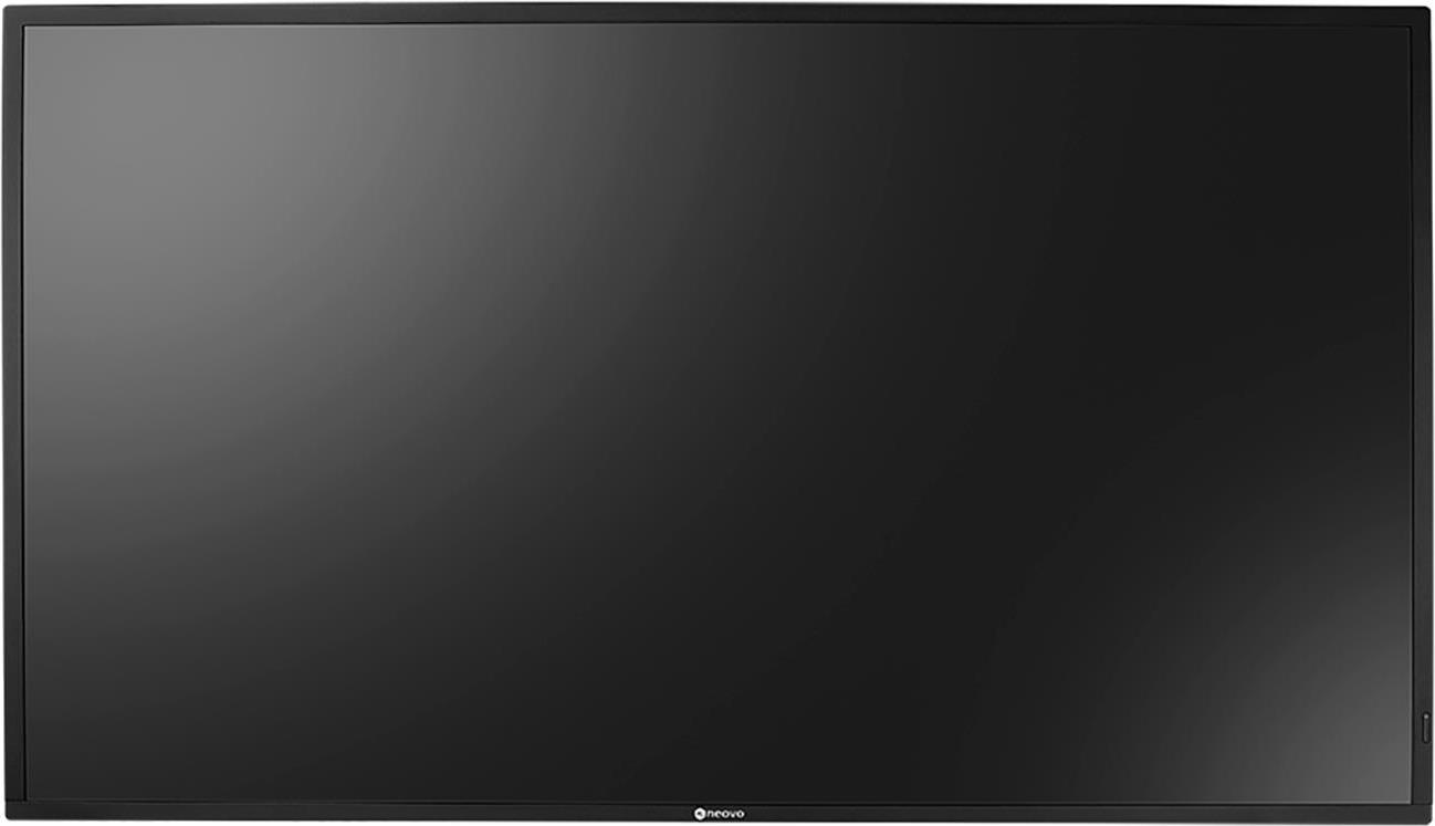 AG Neovo PD-55Q Signage-Display Digital Beschilderung Flachbildschirm 138,7 cm (54.6" ) VA 4K Ultra HD Schwarz (PD55Q011M000)